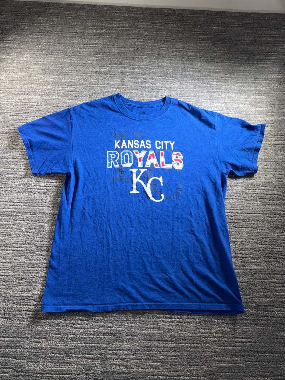 Kansas City Royals MLB Genuine Merchandise Patriotic Stars and Stripes T-Shirt